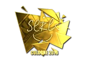 Sticker | seized (Gold) | Cologne 2016 image
