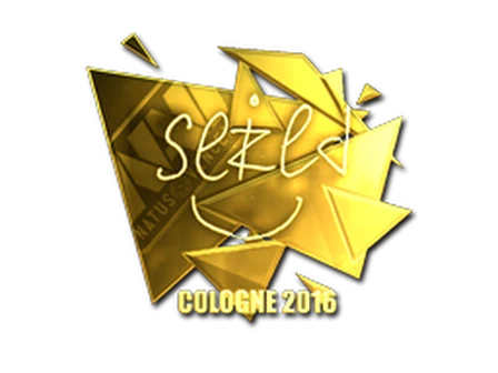 Sticker | seized (Gold) | Cologne 2016 image