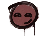 Sealed Graffiti | Smirk (Brick Red) image