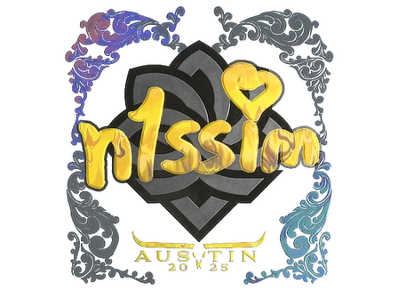 Sticker | n1ssim (Holo) | Austin 2025 image
