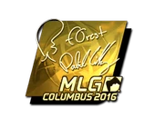 Sticker | f0rest (Gold) | MLG Columbus 2016 image