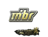 Sticker | MIBR (Gold) | Antwerp 2022 image