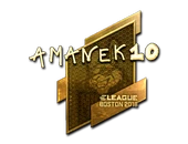 Sticker | AmaNEk (Gold) | Boston 2018 image
