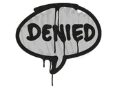Sealed Graffiti | Denied (Shark White) image