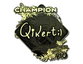 Sticker | qikert (Gold, Champion) | Rio 2022 image