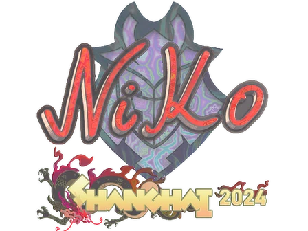 Sticker | NiKo (Holo) | Shanghai 2024 image