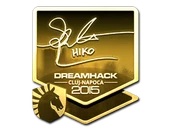 Sticker | Hiko (Gold) | Cluj-Napoca 2015 image