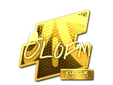 Sticker | olofmeister (Gold) | Atlanta 2017 image