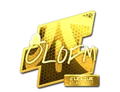 Sticker | olofmeister (Gold) | Atlanta 2017 image