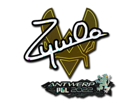 Sticker | ZywOo (Glitter) | Antwerp 2022 image