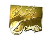 Sticker | boltz (Gold) | Cologne 2015 image