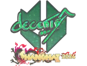 Sticker | decenty (Glitter) | Shanghai 2024 image