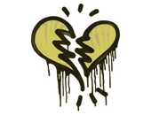 Sealed Graffiti | Broken Heart (Tracer Yellow) image