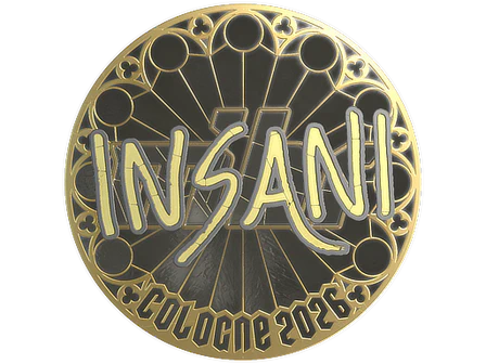 Sticker | insani (Gold) | Cologne 2026 image