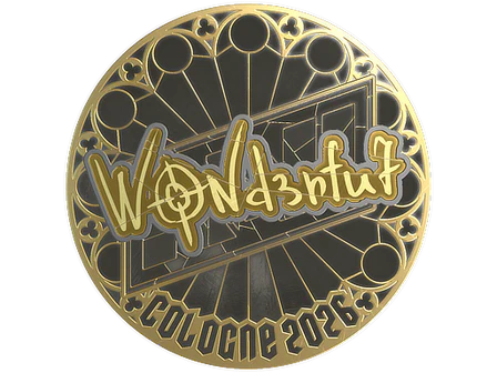 Sticker | w0nderful (Gold) | Cologne 2026 image