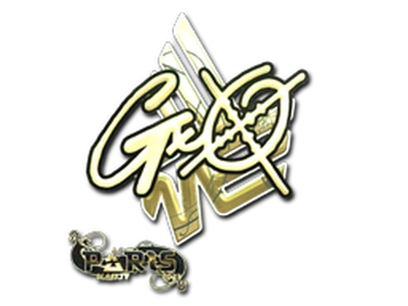 Sticker | gxx- (Gold) | Paris 2023 image
