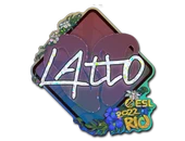 Sticker | latto (Glitter) | Rio 2022 image