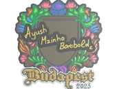 Sticker | mzinho (Embroidered) | Budapest 2025 image