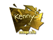 Sticker | kennyS (Gold) | Cologne 2016 image