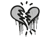 Sealed Graffiti | Broken Heart (Shark White) image