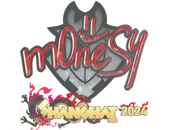 Sticker | m0NESY (Glitter) | Shanghai 2024 image