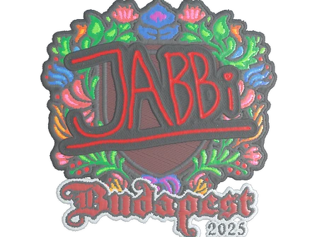Sticker | jabbi (Embroidered) | Budapest 2025 image