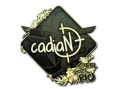 Sticker | cadiaN (Gold) | Rio 2022 image