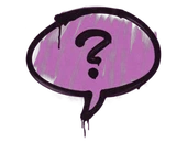 Sealed Graffiti | Question Mark (Bazooka Pink) image