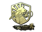 Sticker | nitr0 (Gold) | Antwerp 2022 image