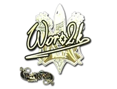Sticker | Woro2k (Gold) | Paris 2023 image