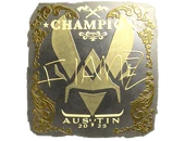 Sticker | FlameZ (Gold, Champion) | Austin 2025 image
