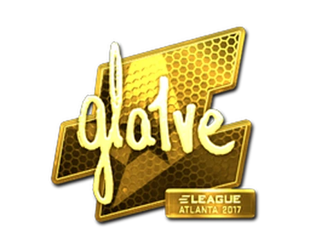 Sticker | gla1ve (Gold) | Atlanta 2017 image