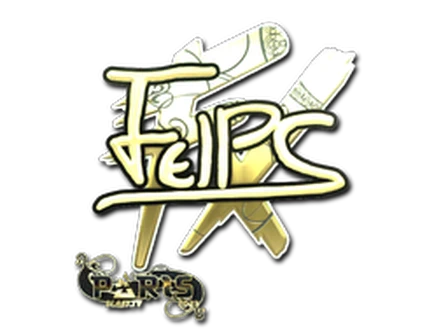 Sticker | felps (Gold) | Paris 2023 image
