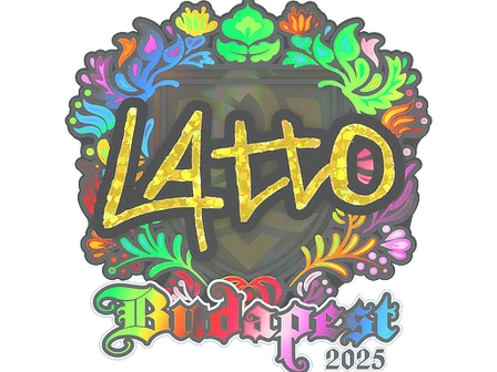 Sticker | latto (Holo) | Budapest 2025 image