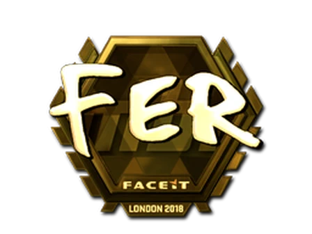 Sticker | fer (Gold) | London 2018 image