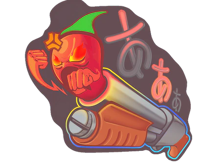 Sticker | Pepper Gauge (Lenticular) image