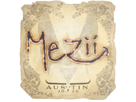 Sticker | mezii | Austin 2025 image