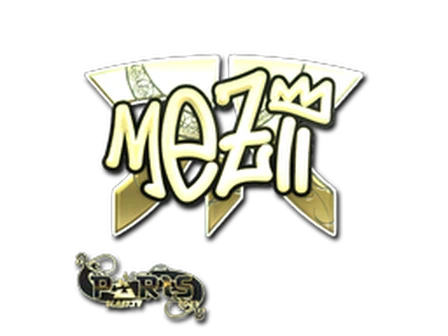 Sticker | mezii (Gold) | Paris 2023 image