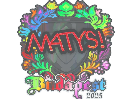 Sticker | MATYS (Holo) | Budapest 2025 image