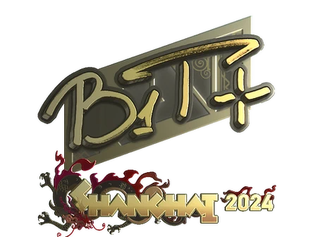 Sticker | b1t (Gold) | Shanghai 2024 image