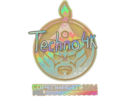 Sticker | Techno4K (Holo) | Copenhagen 2024 image