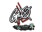 Sticker | gxx- (Glitter) | Antwerp 2022 image