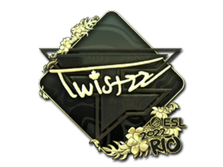 Sticker | Twistzz (Gold) | Rio 2022 image