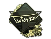 Sticker | Twistzz (Gold) | Rio 2022 image