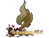 Sticker | Passion UA (Gold) | Shanghai 2024 image