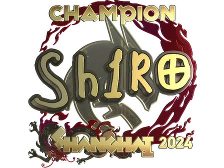 Sticker | sh1ro (Gold, Champion) | Shanghai 2024 image
