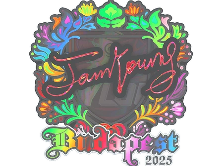 Sticker | JamYoung (Holo) | Budapest 2025 image