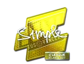 Sticker | s1mple (Foil) | Atlanta 2017 image