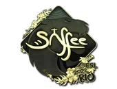 Sticker | saffee (Gold) | Rio 2022 image