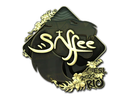 Sticker | saffee (Gold) | Rio 2022 image